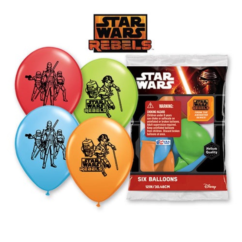 Star Wars Rebels 12 Latex Balloons (6 count)