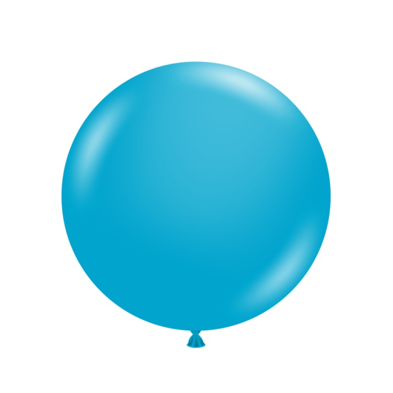 Turquoise 24 Latex Balloons (25 count)