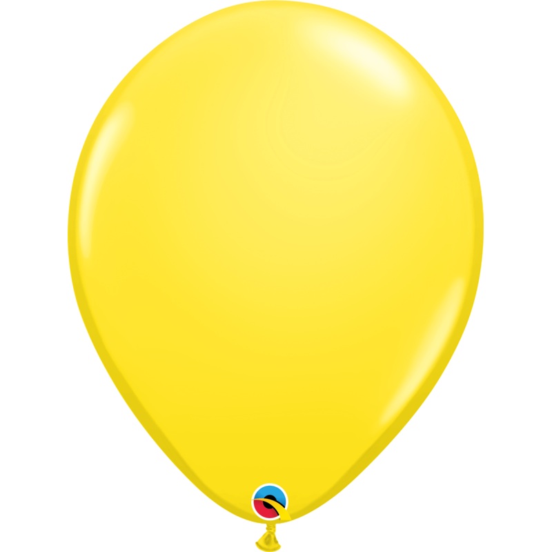 Yellow 16 Latex Balloons (50 count)