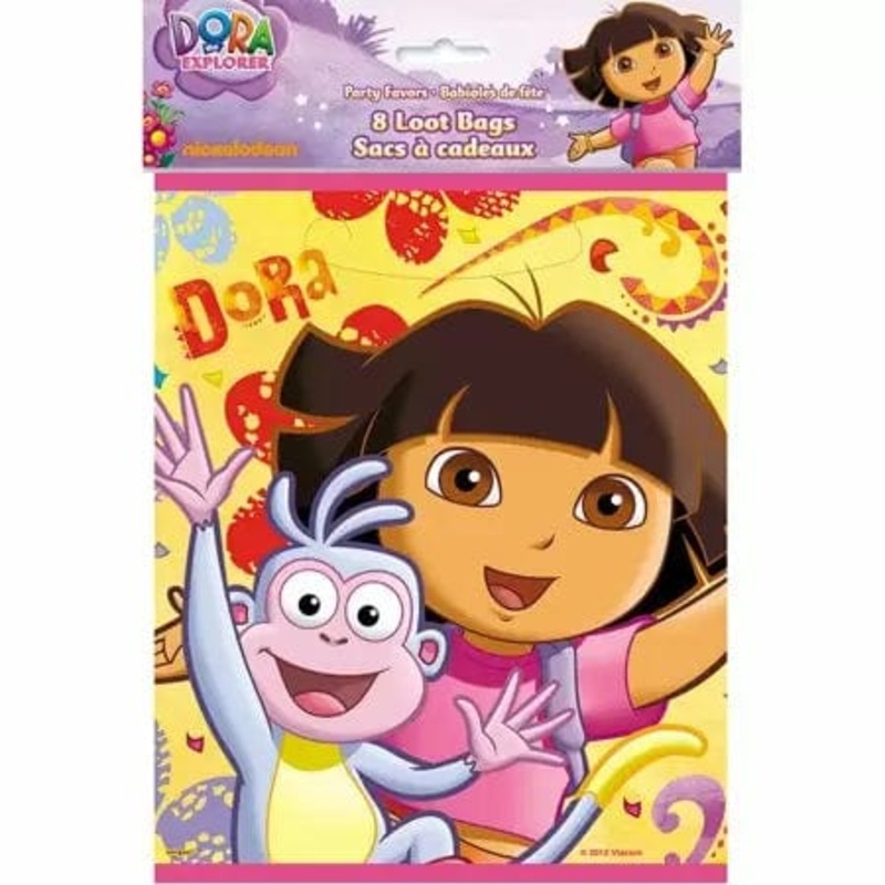 8 Dora Loot Bags