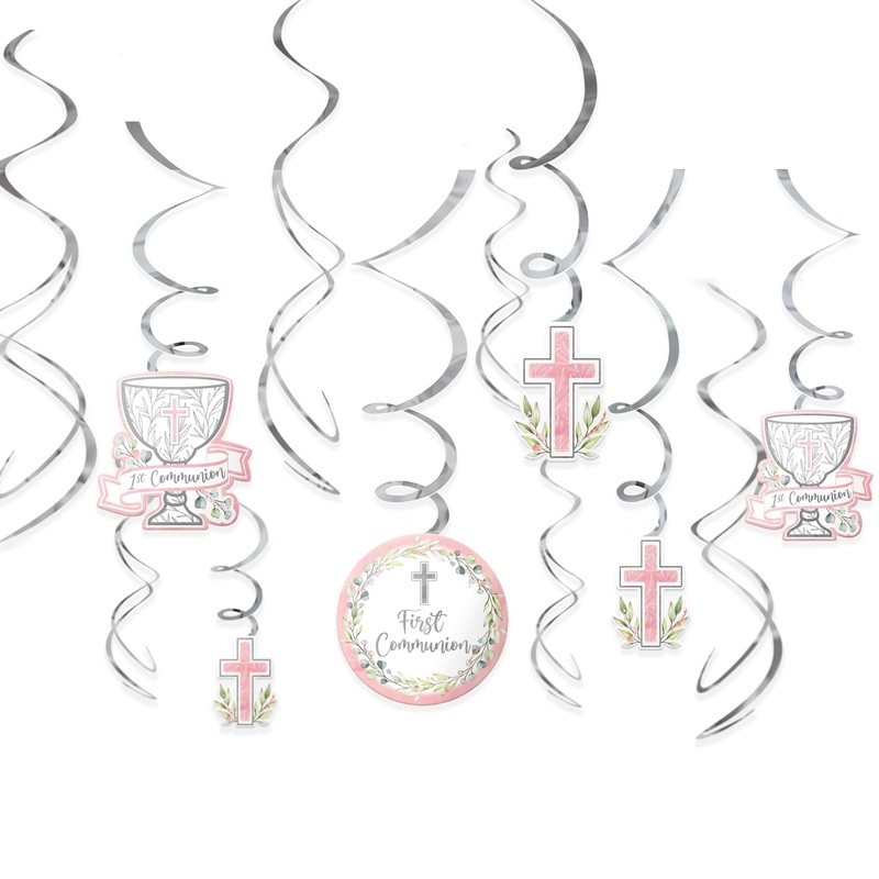 Communion Value Pack Spiral Decorations