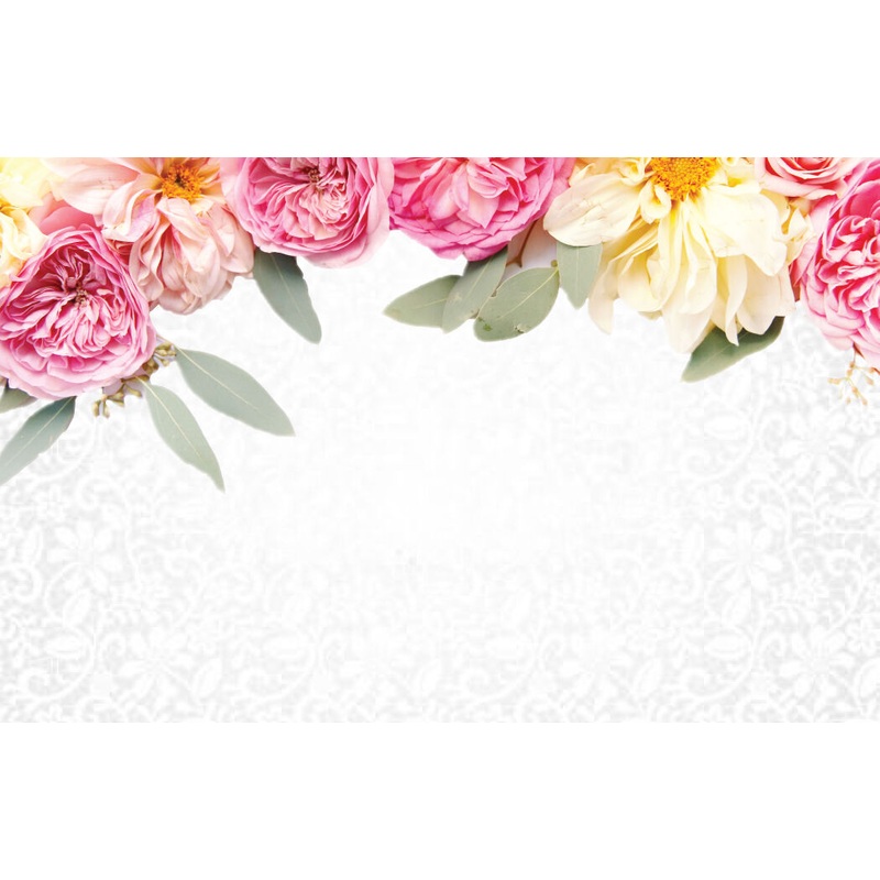 Enclosure Card - Blank Garden Roses (50 count)