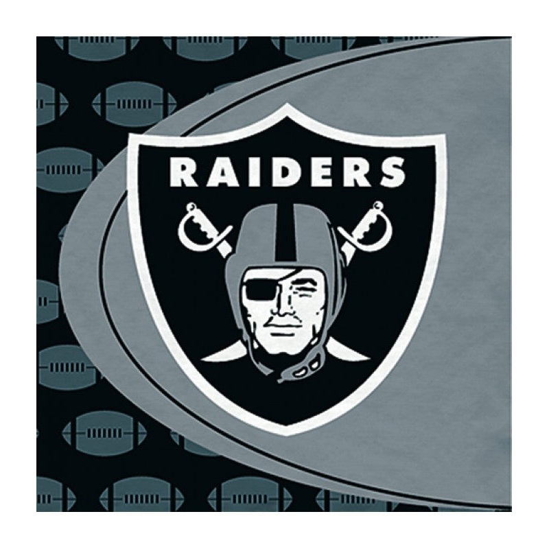 NFL Oakland Raiders Lunch Napkins (16 count)