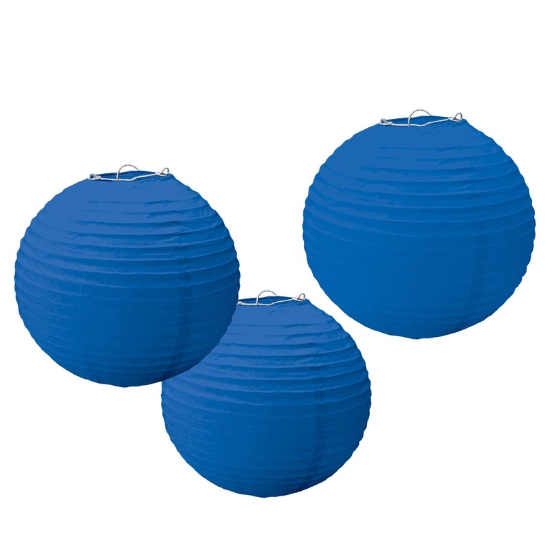 Paper Lanterns Royal Blue 9 (3 count)