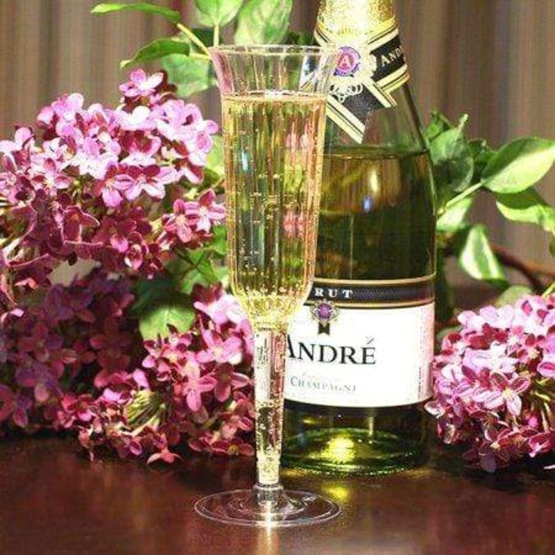 Plastic Champagne Cups 8 (12 count)