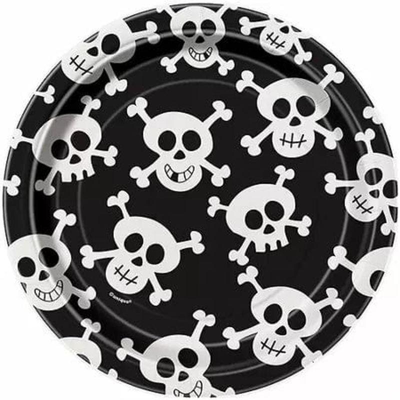 Skulls Plates 7 (8 count)
