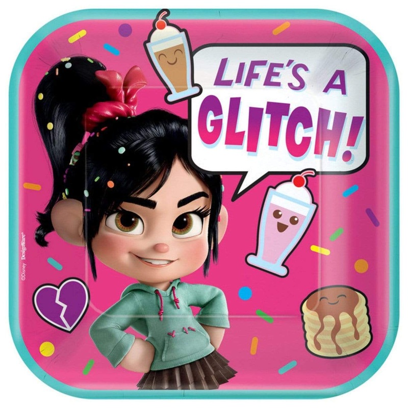 Wreck It Ralph 2 Paper Plates 7 (8 count)