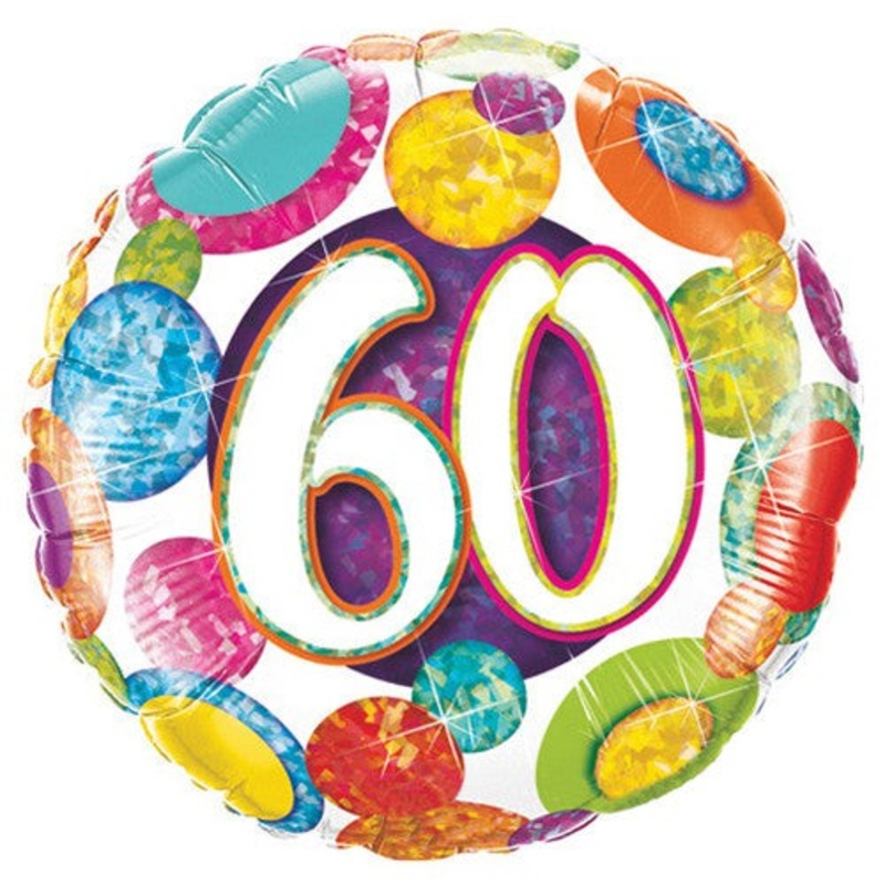 60 Big Dots & Glitz 18 Balloon