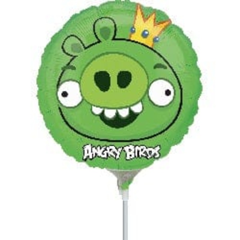 Angry Birds King Pig (requires heat-sealling 9 Balloon