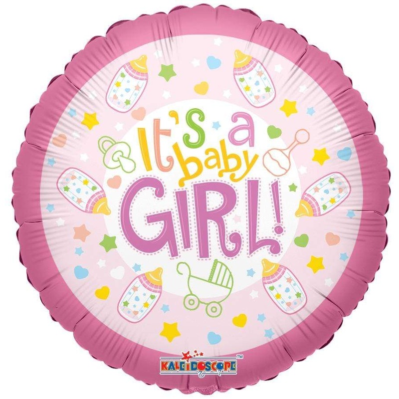 Baby Bottle Girl 18 Balloon