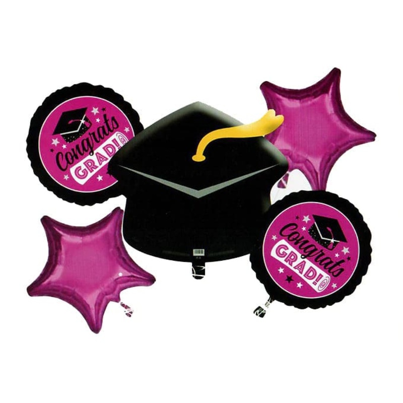 Bouquet School Color Fuchsia Balloon