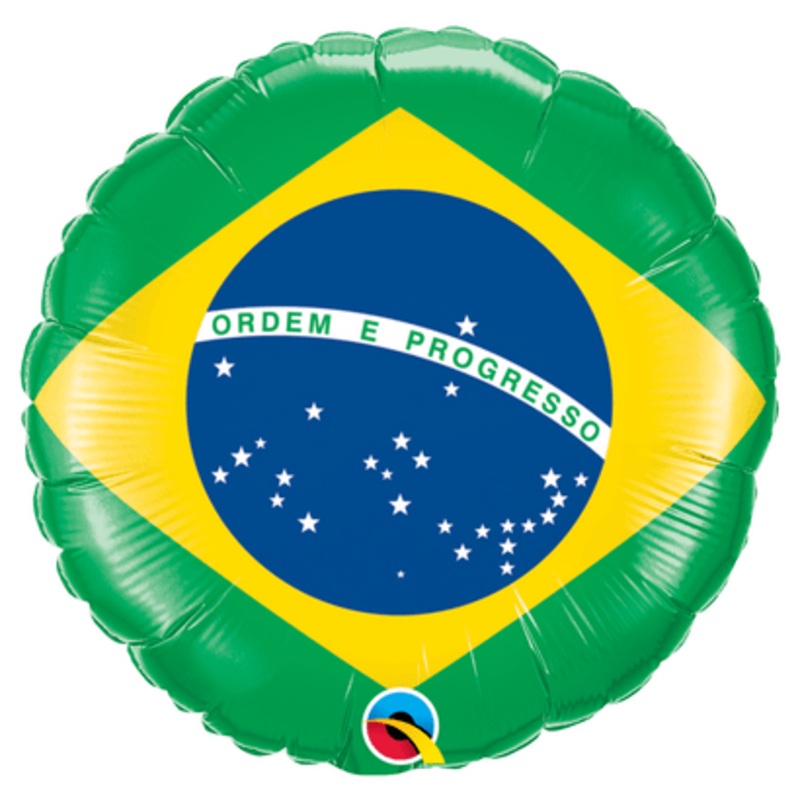 Brazil Brazilian Flag 18 Balloon