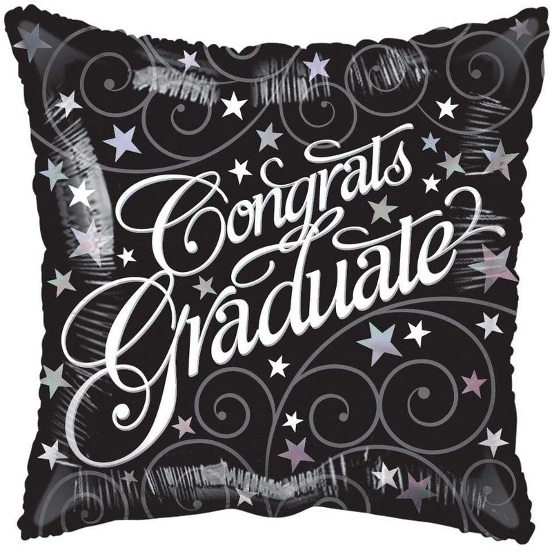 Congrats Graduate Graduation Square 18 Balloon