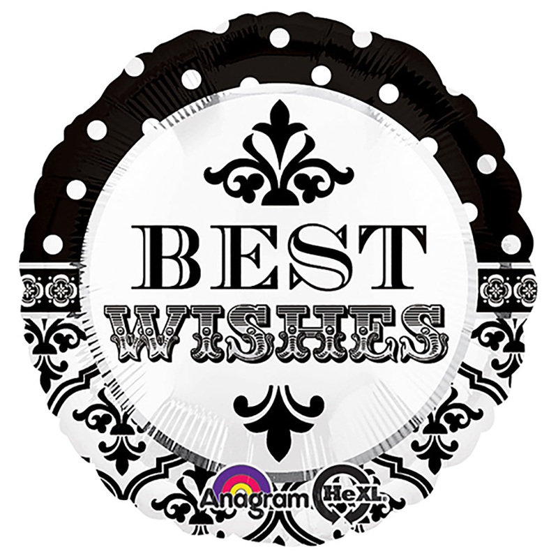 Damask & Dots Best Wishes 18 Balloon