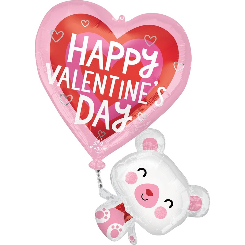 Floating Valentine's Bear 31 Balloon