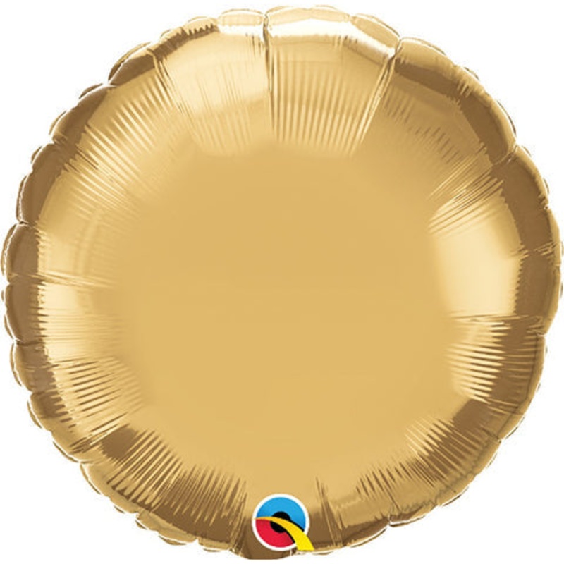 Gold Chrome 18 Foil Balloon