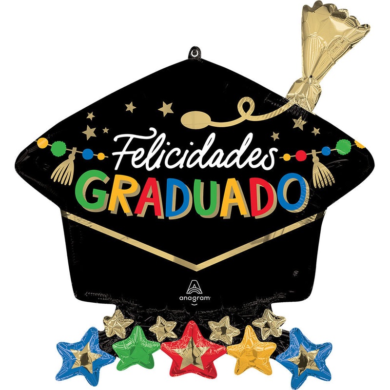Grad Party Felicidades Graduado 26" Balloon