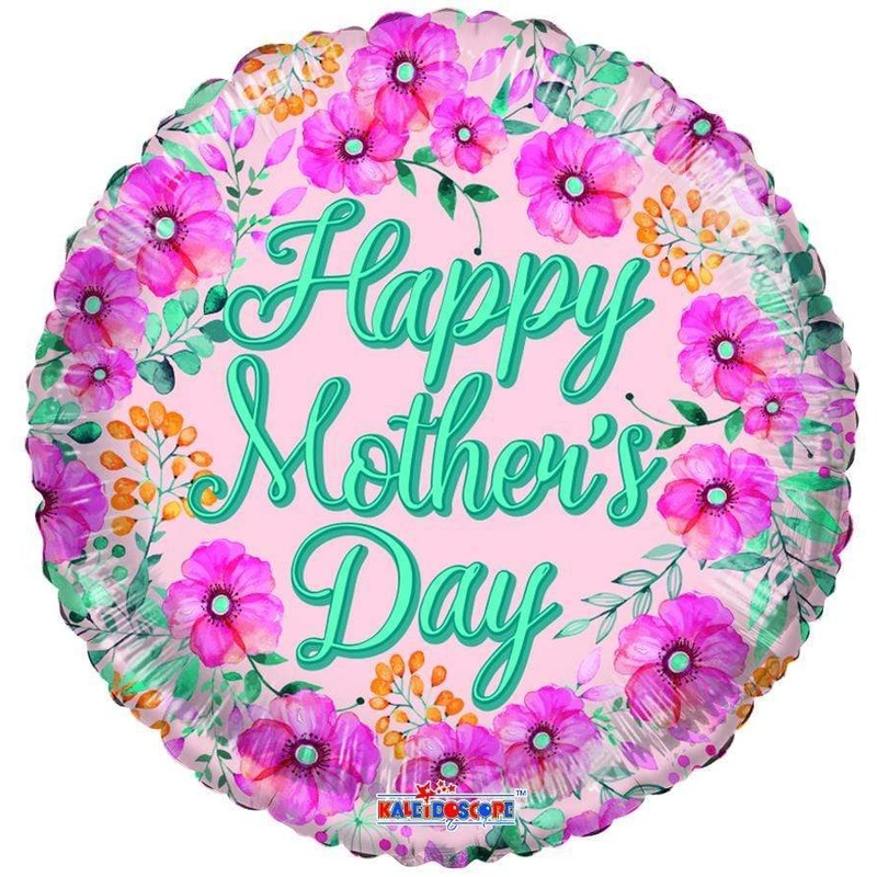 Happy Mother's Day Flowers 18 Balloon