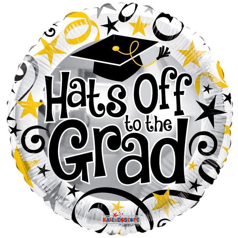 Hats off to the Grad 18 Graduation Balloon
