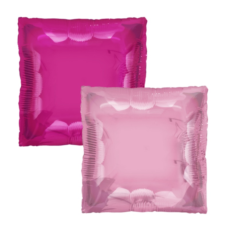 Hot Pink and Pink Square 24 Balloon