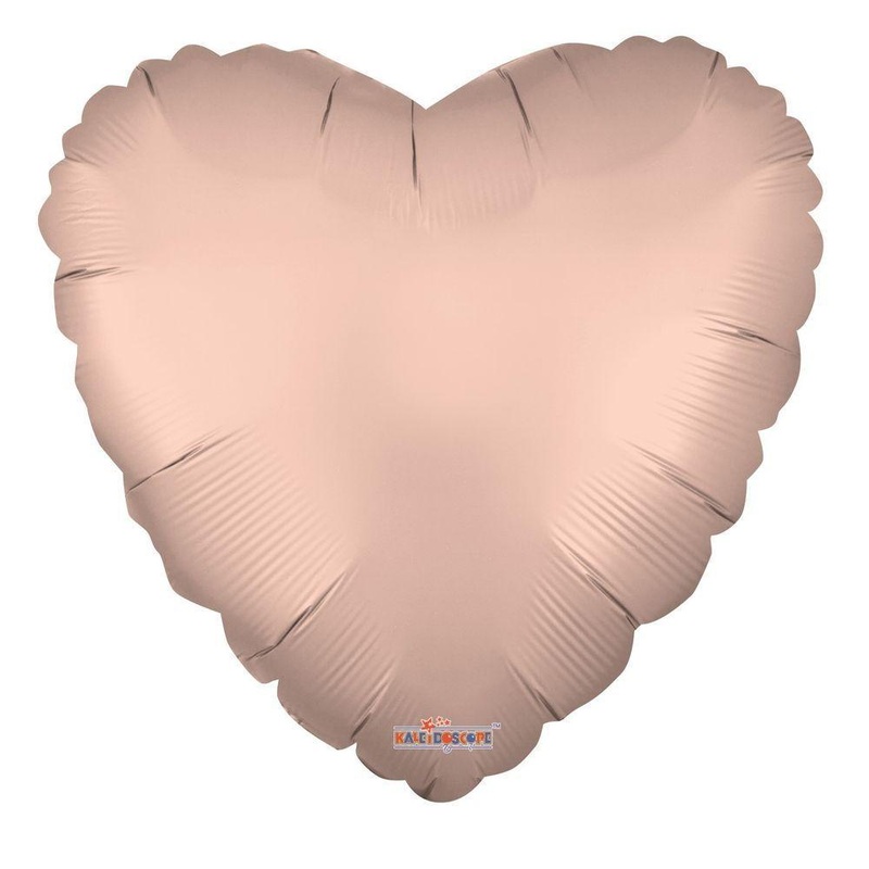Matte Rose Gold Heart 18 Balloon