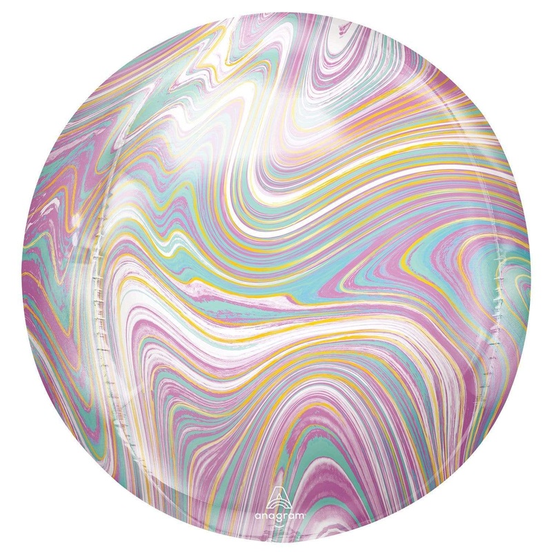 Pastel Marblez Orbz 16 Balloon