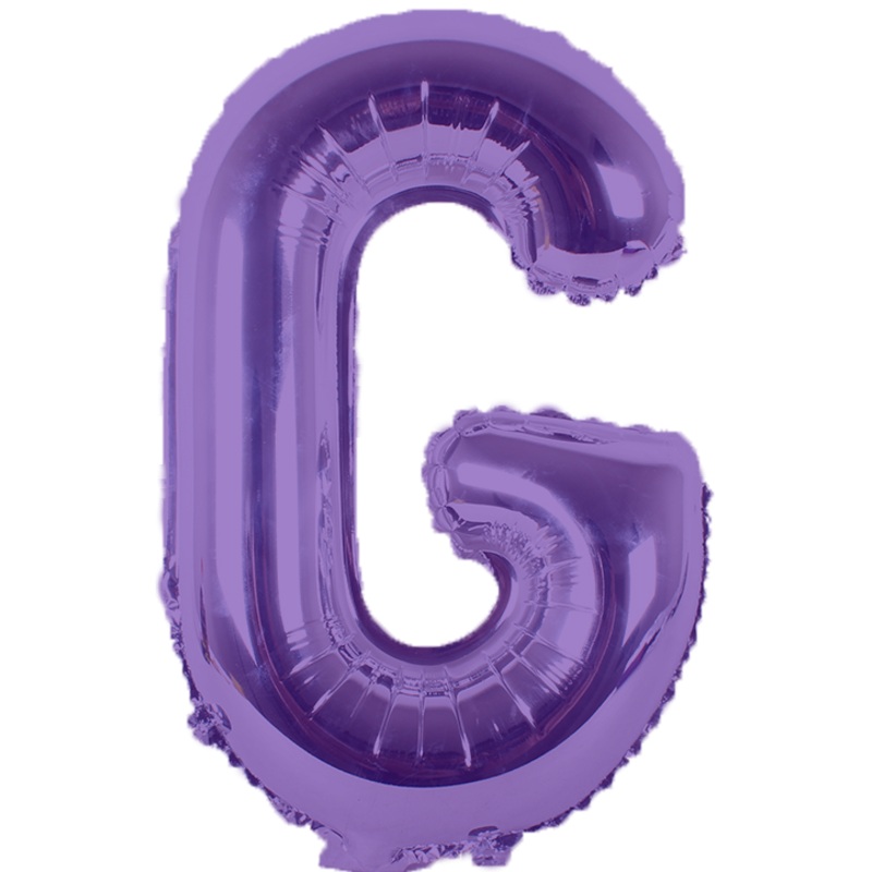 Purple Letter G 16 Balloon