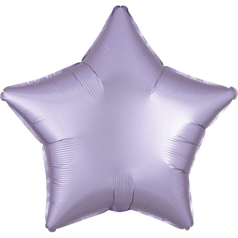 Satin Luxe Star Pastel Lilac 19 Balloon