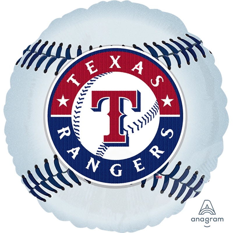 Texas Rangers MLB Baseball 18" Balloon