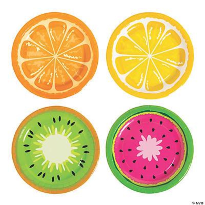 Tutti Frutti Assorted Plates 7 (8 count)