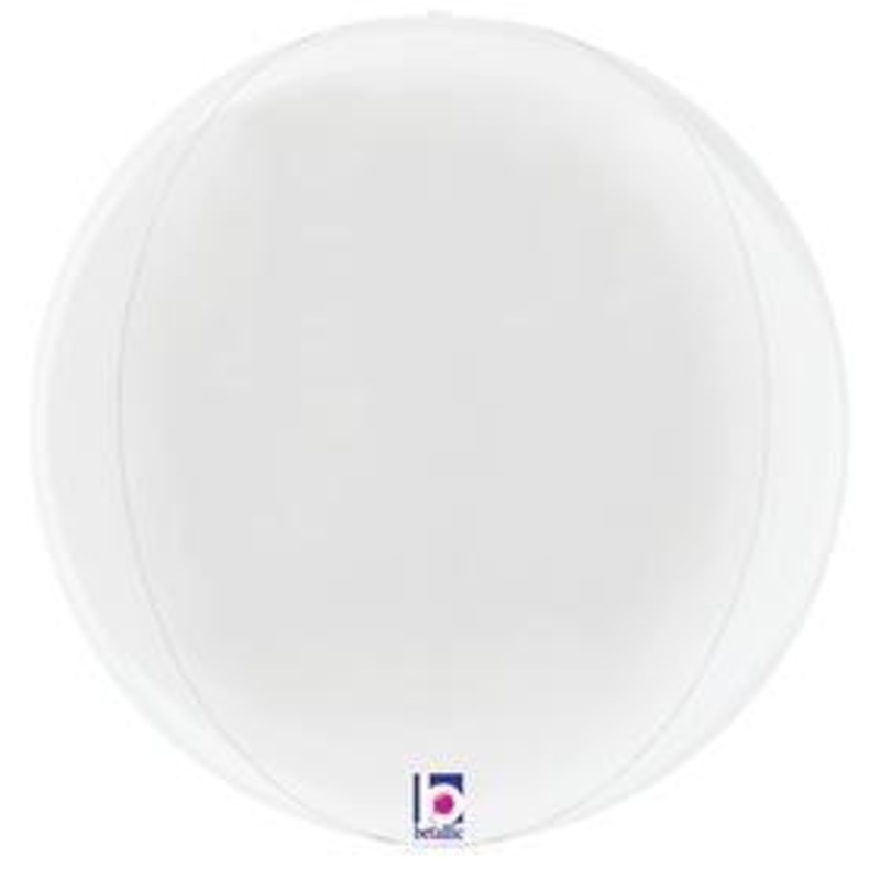 White Globe 11 Dimensionals Balloon