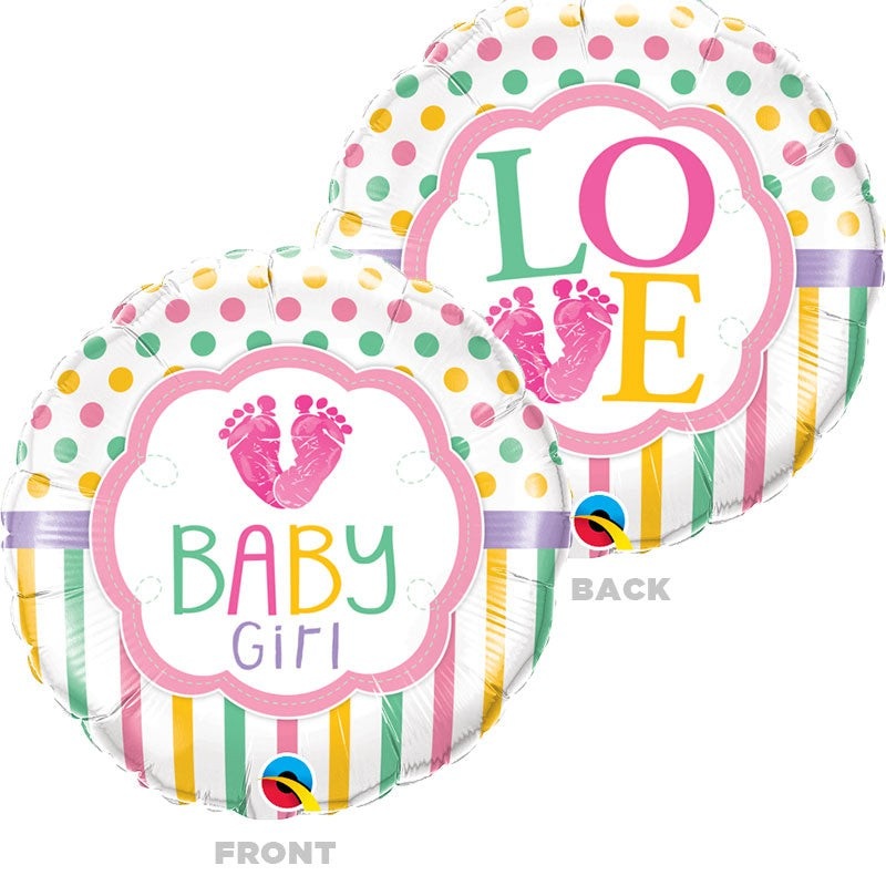 Baby Girl Feet 18 Balloon