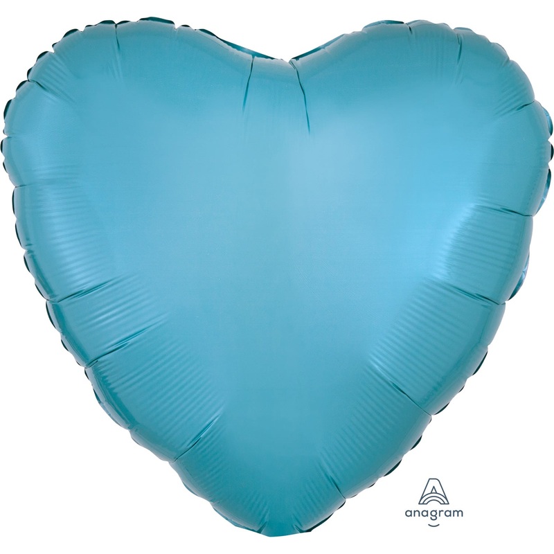 Caribbean Blue Heart 18 Balloon