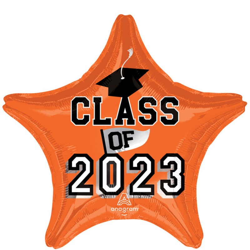 Class of 2023 - Orange 19" Balloon