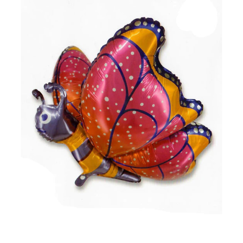 Colorful Pink Butterfly 34 Balloon