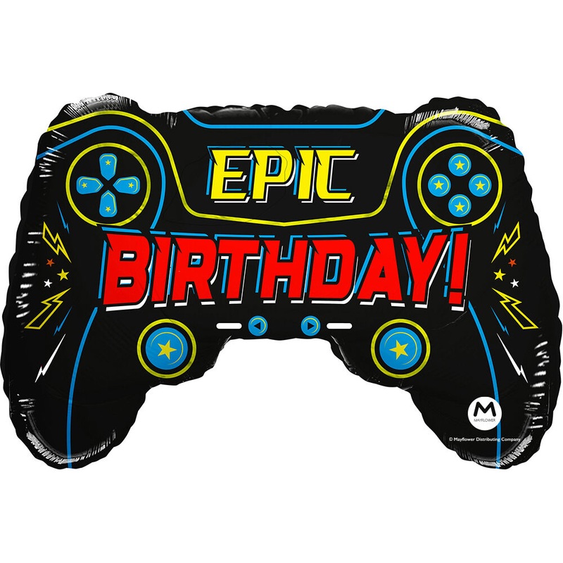 Epic Birthday Controller 28" Balloon