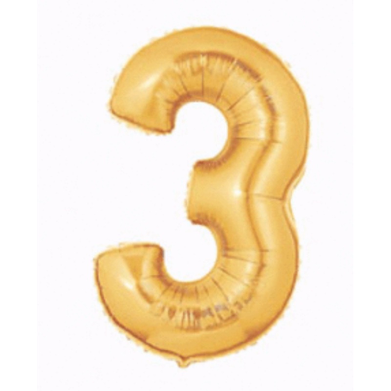Gold Number 3 (requires heat-sealing) 7 Balloon