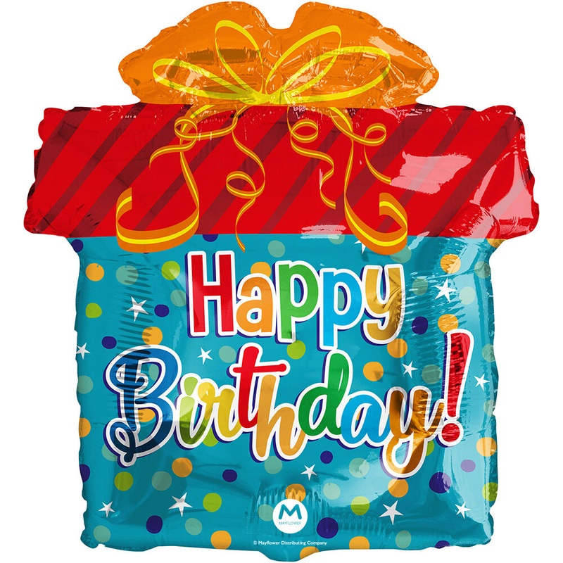 Happy Birthday Present 36" Balloon