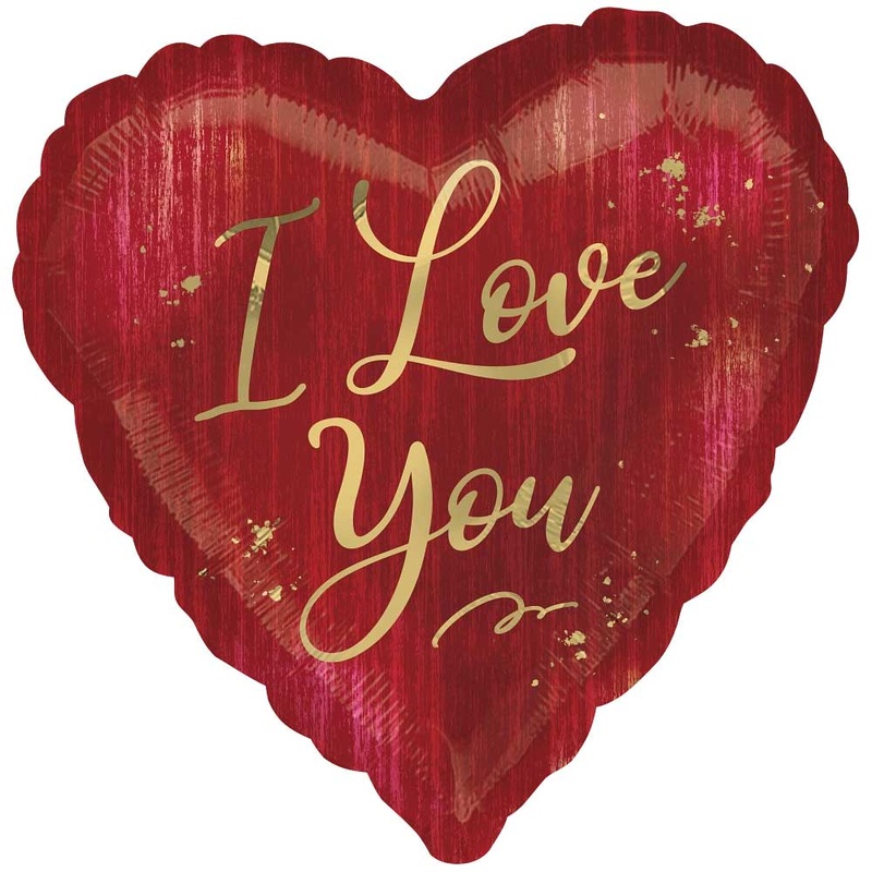 I Love You Rouge 17 Balloon