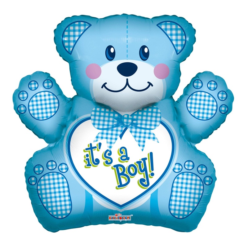 It's A Boy Blue Bear 28 Balloon