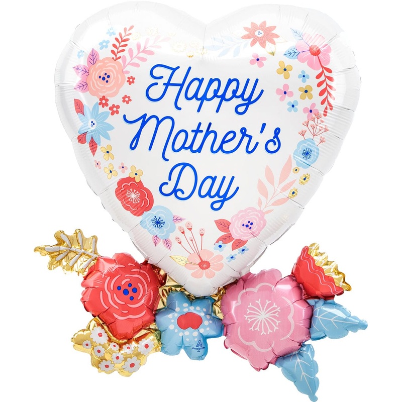Mother's Day Artful Florals 30 Balloon