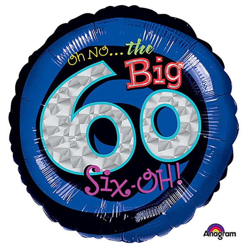 Oh No ... The Big Six-Oh! 60th Birthday 18 Balloon