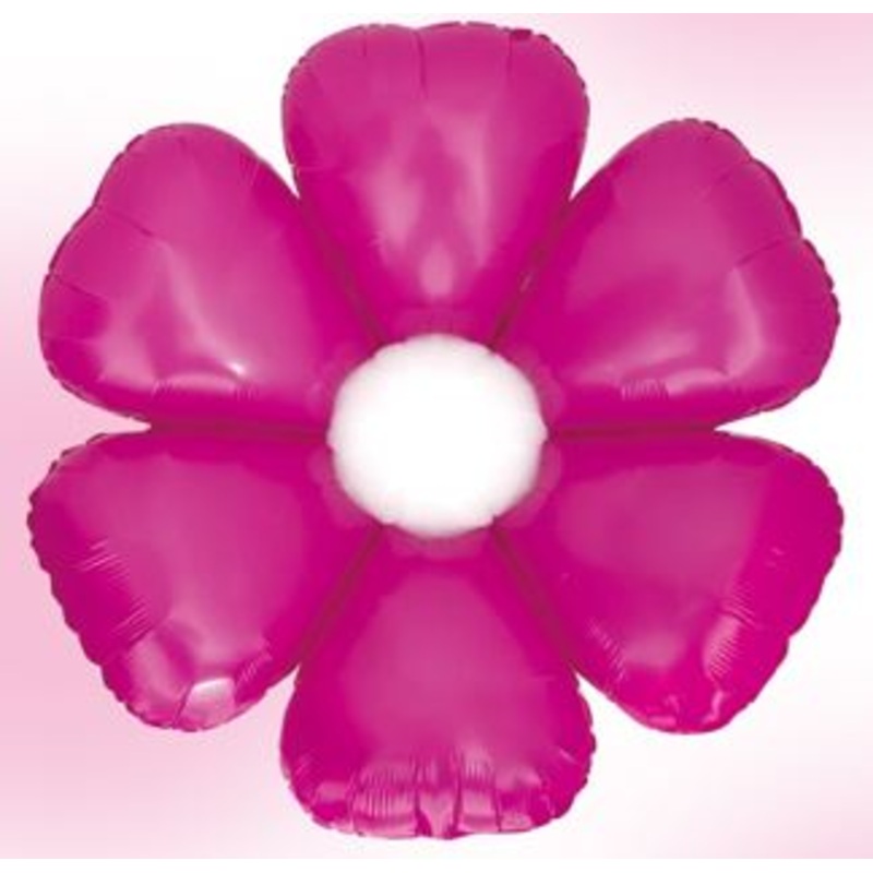 Pastel Fuchsia Daisy Flower 16 Balloons (3 count)