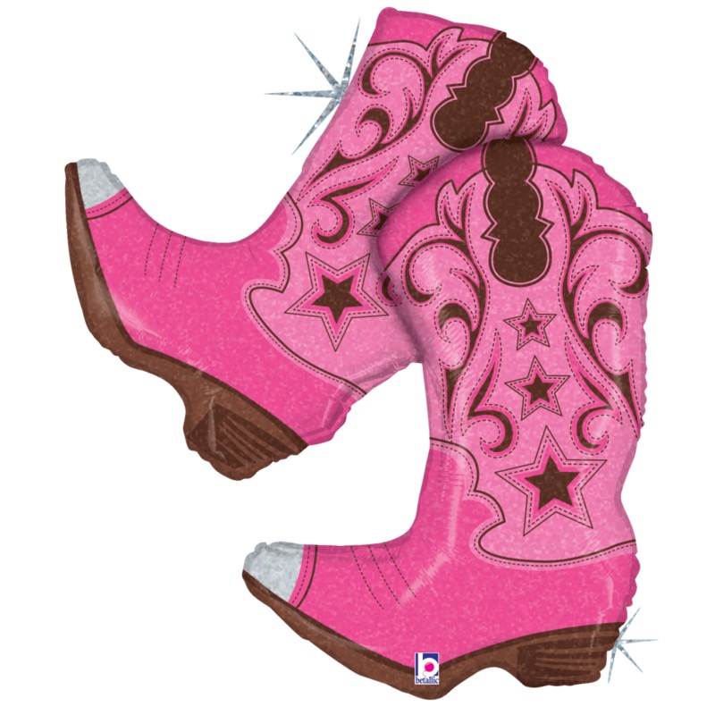 Pink Dancing Boots 36 Balloon