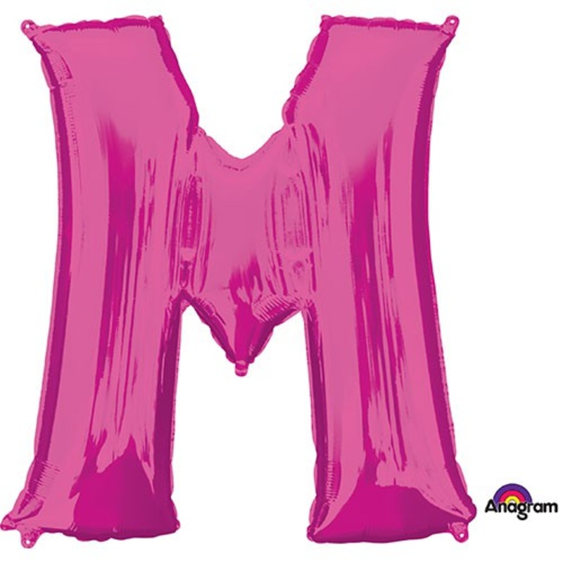 Pink Letter M 34 Balloon