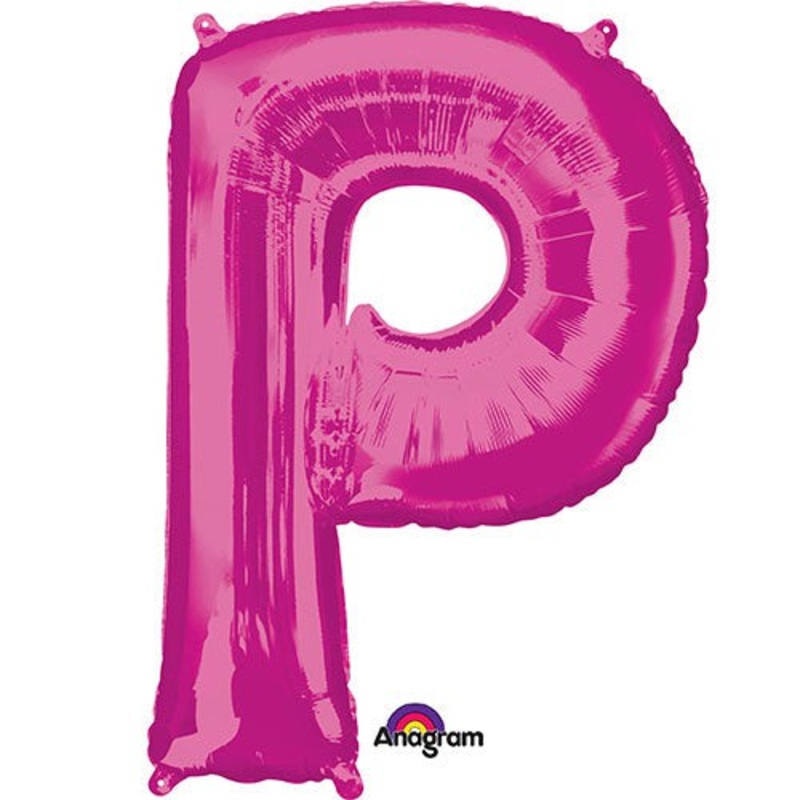 Pink Letter P 34 Balloon