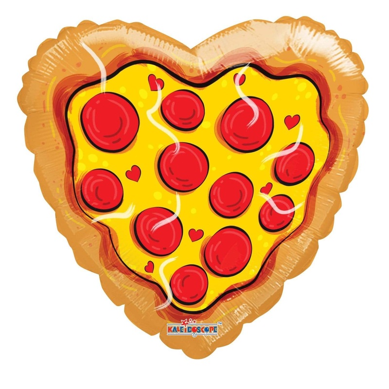 Pizza Heart 18 Balloon