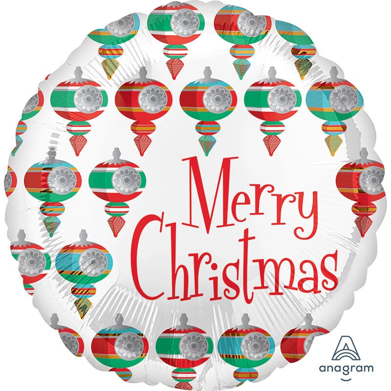 Retro Christmas 17" Balloon