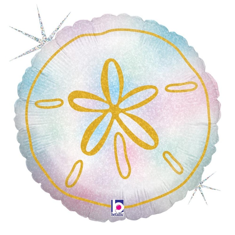 Sand Dollar Holographic 18 Balloon
