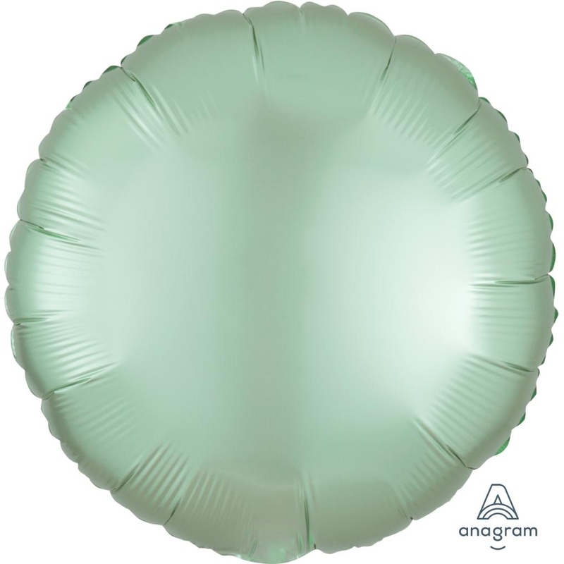 Satin Luxe Mint Green Circle 18 Balloon